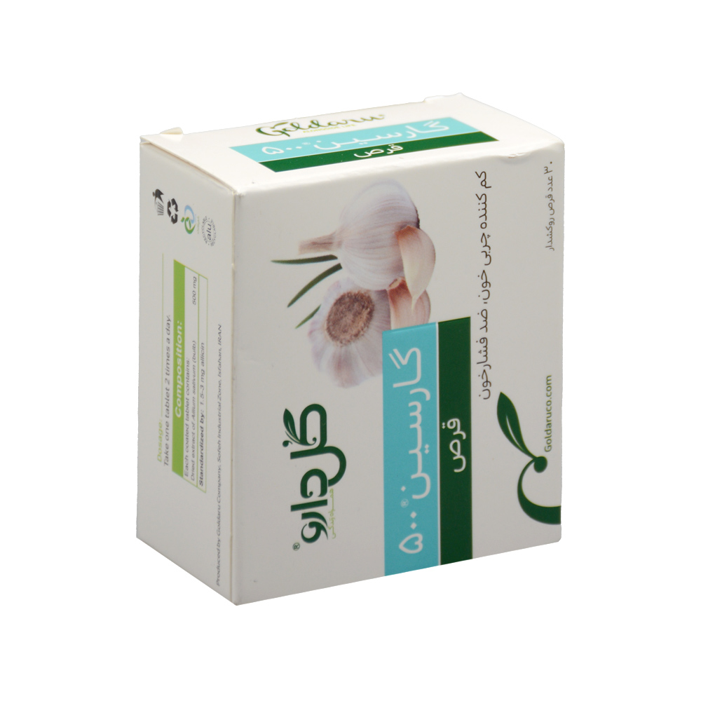 قرص روکشدار گارسین 500 میل گل دارو 30 عددی - Image 2